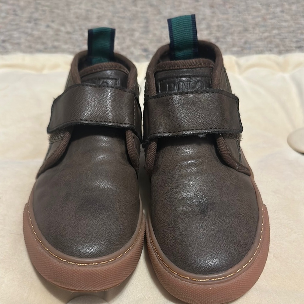 Polo Brown Leather Shoes
